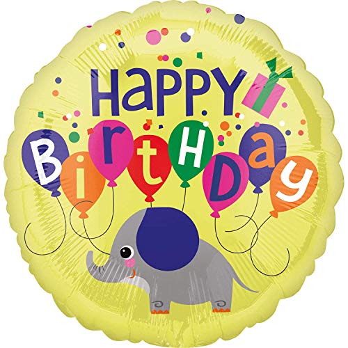 Anagram 18'' Elephant Birthday Hx