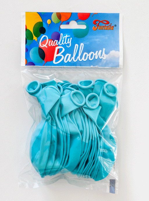 12" Blue Pastel Balloons 20pk