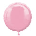 18 Inch Round Iridescent Pearl Pink Plain Foil (Flat)