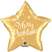 20'' Foil Star Merry Christmas Festive Gold