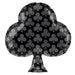 18'' Foil Shape Black Club