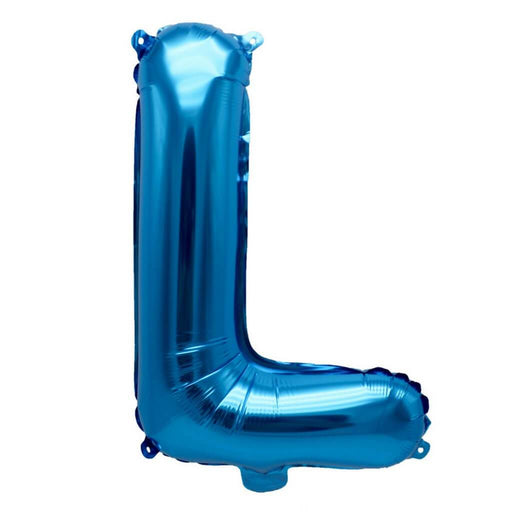 16'' Foil Letter L - Blue Packaged Air Fill (Anagram)