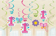Sweet Birthday Girl Hanging Swirls