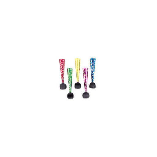 Foil Air Horns Assorted Colours (Unpackaged) 10pk