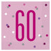 60 Glitz Pink Napkin (16pk)