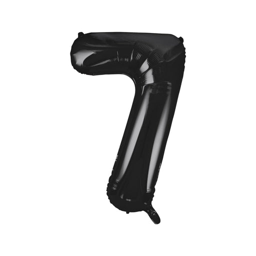 34'' Shape Foil Number 7 - Black (Unique)