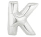 40'' Super Shape Foil Letter K - Silver