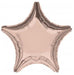 19 Inch Star Rose Gold Plain Foil (Flat)