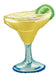 36'' Margarita Glass Shape Foil Balloon