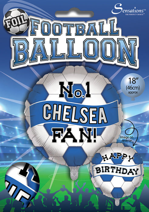 No 1 Chelsea Fan  Birthday 18 Inch Foil Balloon
