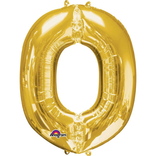 34'' Super Shape Foil Letter O - Gold (Anagram)