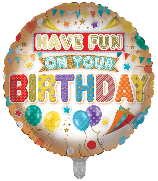 Happy Birthday 18 Inch Foil Balloon