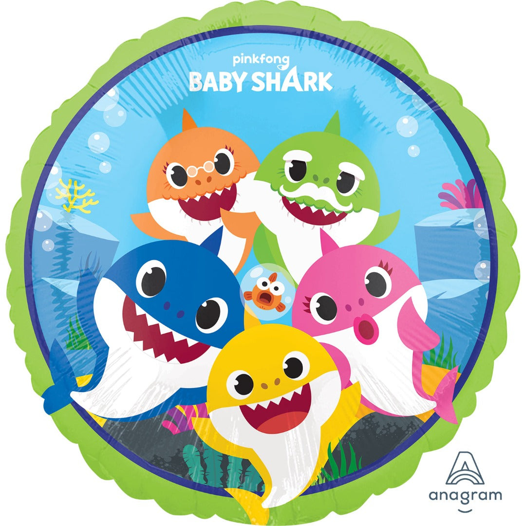 Baby Shark 17'' Foil Balloon