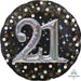 32'' 3-D 21 Gold Sparkling Birthday