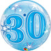 22'' Bubble 30 Blue Starburst Sparkle