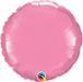 18'' Round Rose Plain Foil