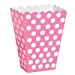 Hot Pink Polka Dot Party Treat Boxes 8pk