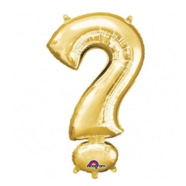 36'' Gold Symbol ? Foil Balloon 55Cm X 91Cm