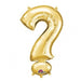 36'' Gold Symbol ? Foil Balloon 55Cm X 91Cm