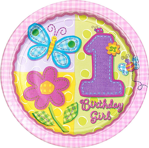 Plate 20.3Cm H & Stitches Girl