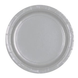 Silver Paper Plate 22.8Cm 8pk