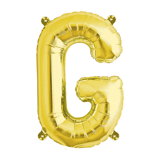 16'' Foil Letter G - Gold Packaged Air Fill