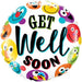 Get Well Soon Smileys Foil Balloon