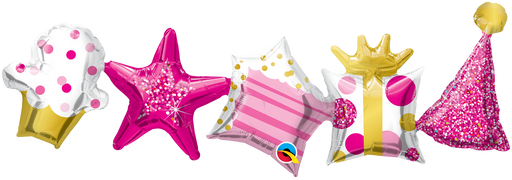 Birthday Garland Pink 41''