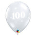 11'' Diamond Clear 100 Sparkle Around 25pk