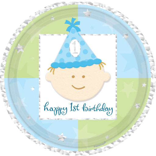 Plate 22.8Cm Pris 1st Bday Boy