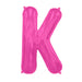 16'' Foil Letter K - Magenta Packaged Air Fill