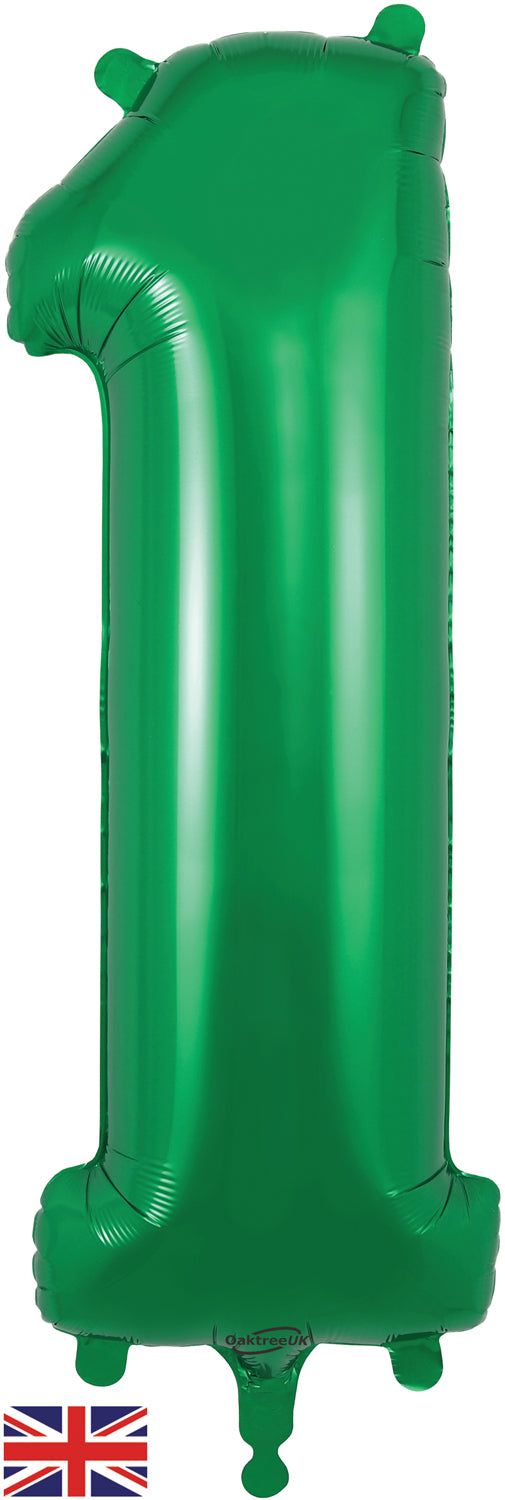 34" Number 1 Green