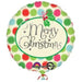 18'' Foil Christmas Dots