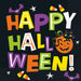 Halloween Cat & Pumpkin Napkins