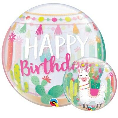 22'' Llama Party Birthday Single Bubble