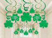 St Patricks Day Swirl Decoration 30Pk