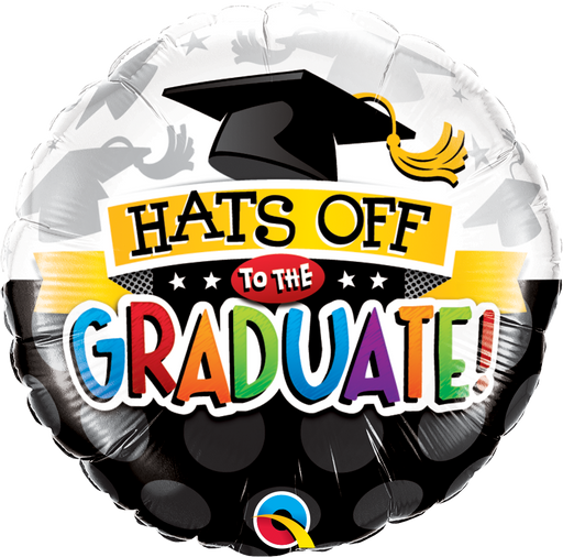 18'' Foil Hats Off To The Graduate