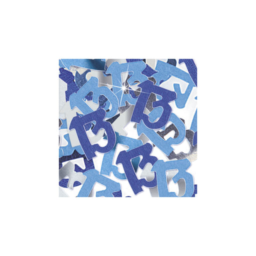 Blue Glitz 13 Confetti 50Z