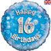 18'' Foil Happy 16th Birthday Blue