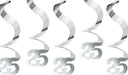 Silver Anniversary Swirls 5Pk