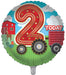 Farm / Tractors 2nd Birthday 18 Inch Foil Balloon