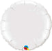 18 Inch White Round (Flat)