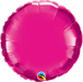 18'' Round Magenta Plain Foil