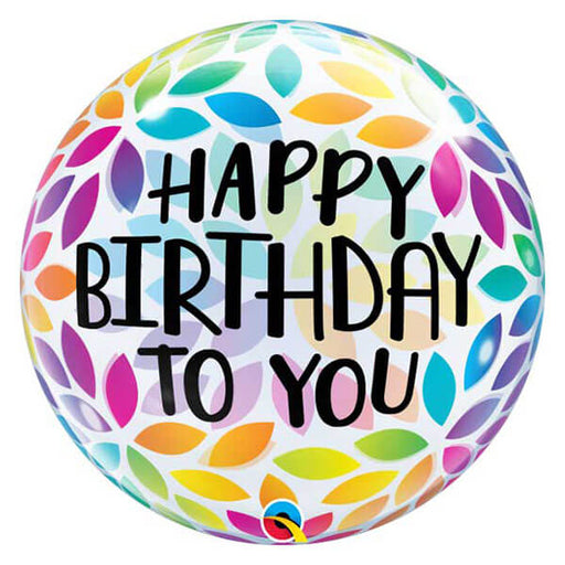 21 Inch Happy Birthday To You Petals