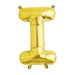 16'' Foil Letter I - Gold Packaged Air Fill