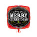 18'' Merry Christmas Chalkboard Foil Balloon