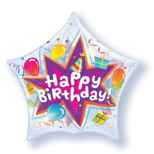 22'' Star Bubble Birthday Party Blast