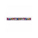 Happy New Year Giant Glitter Fringe Banner 10ft