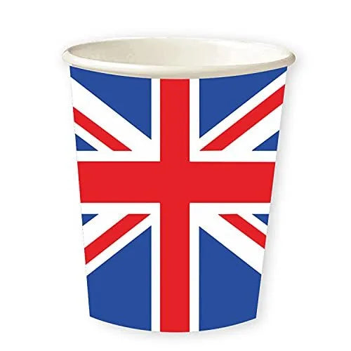 Union Jack Paper Cups 8pk