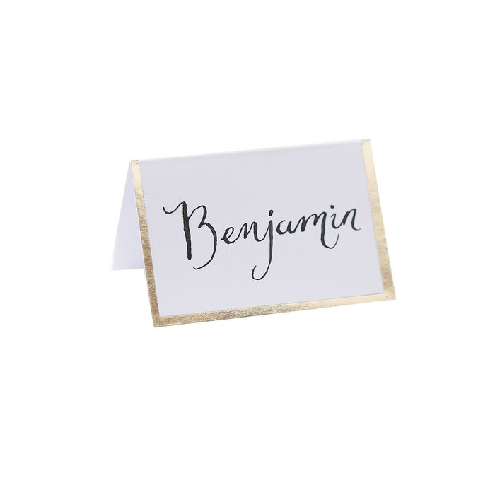 Gold Edge Place Card 10pk